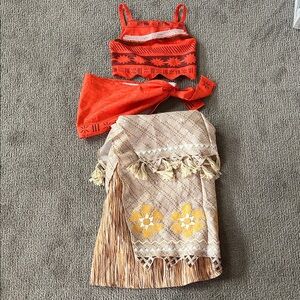 Moana Costume Set - Size 5/6 - Amazing quality!